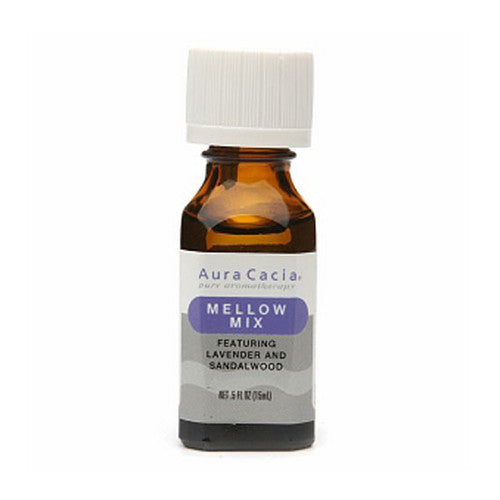 Aura Cacia Aromatherapy Essential Solutions Oil, Mellow Mix - 0.5 Oz